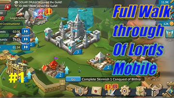 Lords Mobile: Kingdom Wars - Walkthrough Part-2 (iOS, android)/Live Insaan