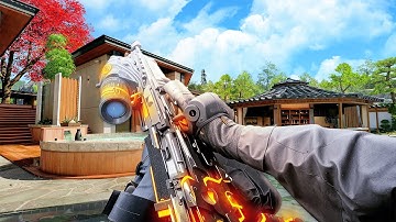 This is TRICKSHOTTING on BLACK OPS 7...