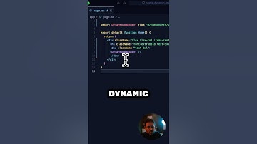 Next.js 15 Dynamic Imports make your site FAST