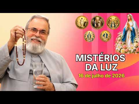 Terço de Aparecida com Pe. Antonio Maria - 16 de julho 2026 [Mistérios da Luz]