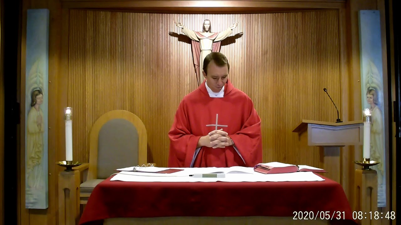 Mass for the Feast of Pentecost 5/31/20 St. Catherine of Siena Church Cedar Grove, NJ YouTube