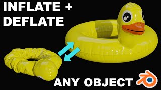blender  inflate or deflate any model