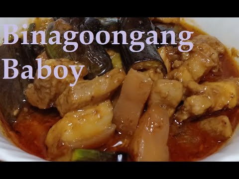 Binagoongang Baboy with Talong