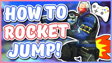 Overwatch - HOW TO ROCKET JUMP WITH SOLDIER 76
