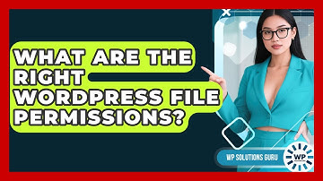 What Are The Right WordPress File Permissions? - WP Solutions Guru