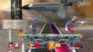 [SSB4] Marth combo on Bowser