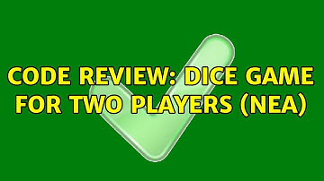 Code Review: Dice game for two players (Nea)