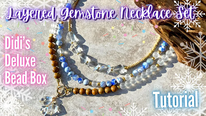 Layered Gemstone Necklace Set | DIY Jewelry | Didi...