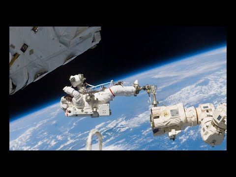 Spacewalk Outside the International Space Station