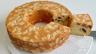 Vanilla Almond Fruit Cake Recipe! Simple and very tasty!