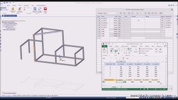 Solid Edge Frame with Excel Link