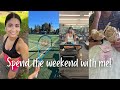 Spend the weekend with me! Black Friday haul, run a 5k, morning routine, vlogmas