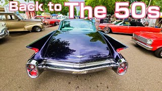 Epic annual Back to the 50s {1964 back} classic car show MSRA street rods & classic cars old trucks