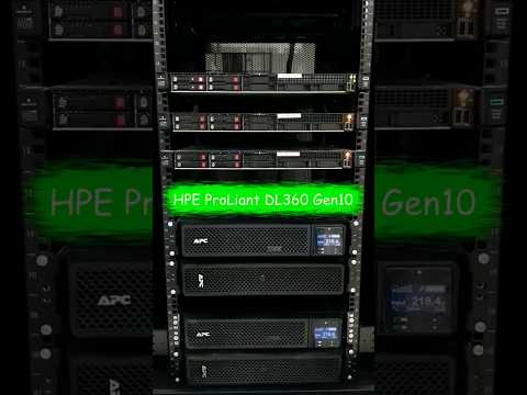 HPE ProLiant DL360 Gen10 VCSA System With Double UPS #shorts
