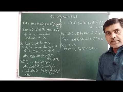 Metric Space_L22_Bounded Sets - YouTube