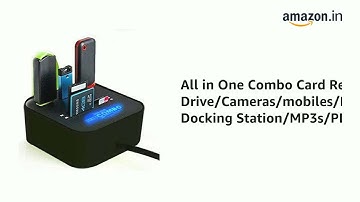 rts All in One Combo Card Reader for Pen Drive/Cameras/mobiles/PC/Laptop/Notebook/Tablet
