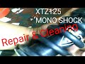 XTZ 125 MONO SHOCK Repair And  Cleaning, gamit ang DIY shock compressor