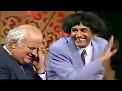 احمد بدير مش قادر يكمل المشهد من الضحك لما خرج عن النص واحرج حسن حسني قدام الجمهور هتموت من الضحك