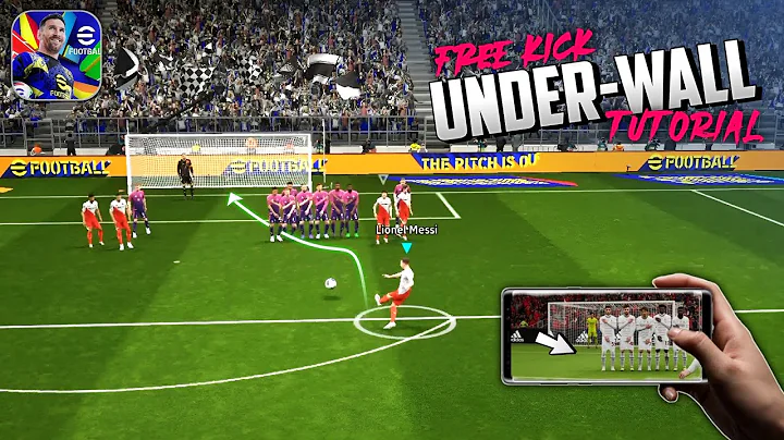 How to Perform Under-Wall Free Kick in efootball 2025 Mobile [ Tutorial ]🔥