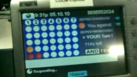 "Four In a Row" Game on Cisco 7970