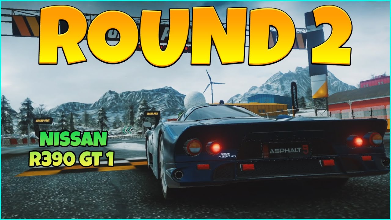Asphalt 9 Nissan R390 GT1 Grand Prix Round 2 ⭐ GreenLand asphalt
