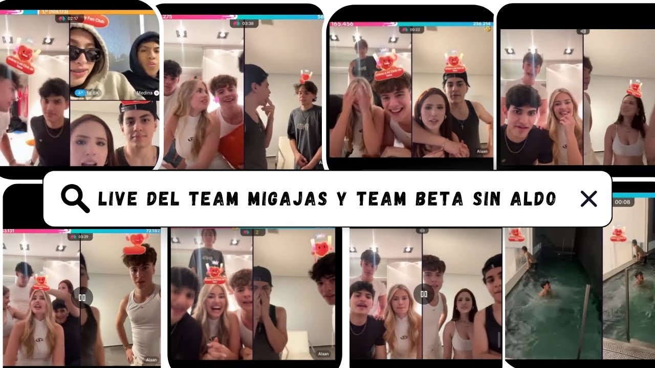 Live de Team migajas y Team beta sin Aldo Arturo.