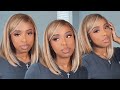 Perfect Blonde Highlighted Bob Wig Just in Time For Summer | Megalook Hair
