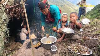 the kitchen on the mountain edge || lajimbudha || @villagefoodkitchen ||