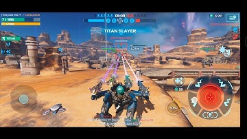 Retro Crisis Vs Ao Ming Titans War Robots Gameplay In Hindi || Prisma Setup