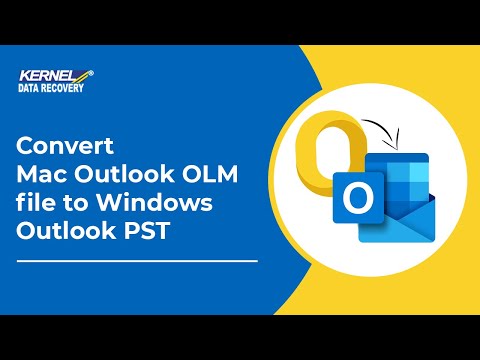 Video Convert Mac Outlook OLM file to Windows Outlook PST - youtube