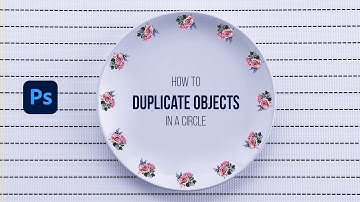 How to duplicate objects in a circle | Photoshop tutorial | Beginners Tutorial