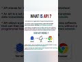 Understanding APIs — the bridge that lets apps talk to each other 🔗💻#viralvideo #coding #fyp