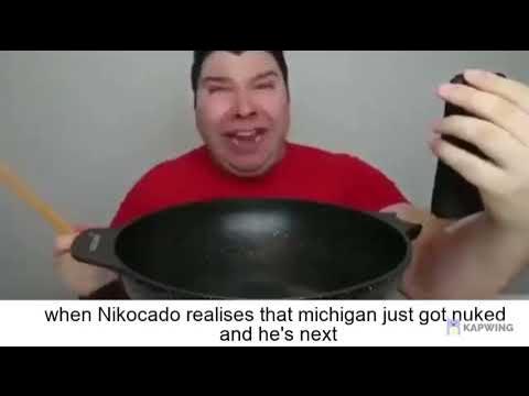 when Nikocado realises that michigan just got nuked and he's next - YouTube