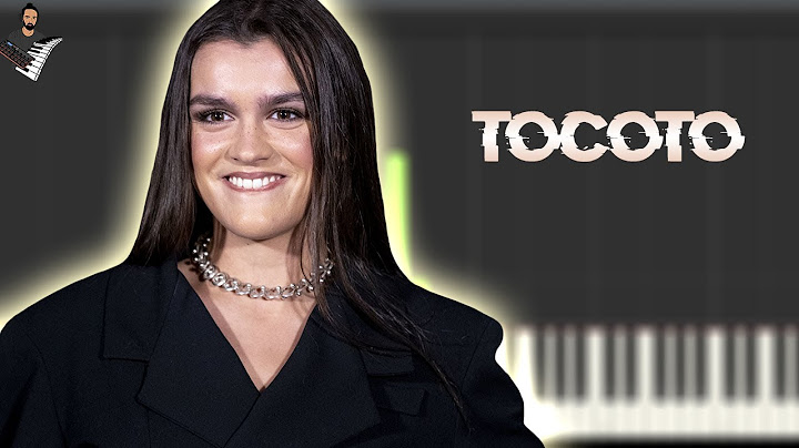 Amaia - Tocotó | Instrumental Piano Tutorial / Partitura / Karaoke / MIDI