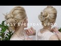 HOW TO : EASY EVERYDAY UPDO TUTORIAL ❤ QUICK HAIRSTYLE