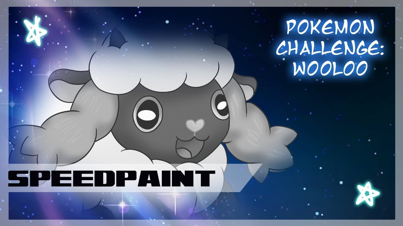 Speedpaint Wooloo Pokemon Challenge Sword And Shield By Ca Cchan