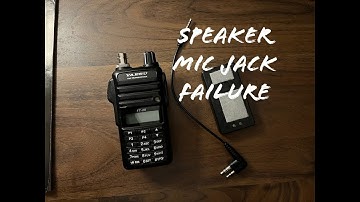 Speaker mic problem on Yaesu FT-25R - show you how I fix the problem