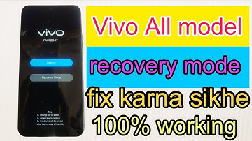 Vivo all model recovery mode fix karna sikhe | auto fastboot mode problem | Vivo recovery problem
