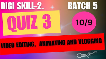 Video Editing Quiz 3 Batch 5 solve quiz #quizquestions #quiztest #quiz #digiskillspk #videoediting
