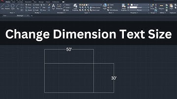 Fix Dimension Text Size FAST - AutoCAD