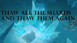 Genshin Impact In The Mountains Thaw All The Shards Out part 2 and How to easily Thaw Them Again