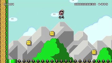 Super Mario Maker - Spin jump is your friend 60fps