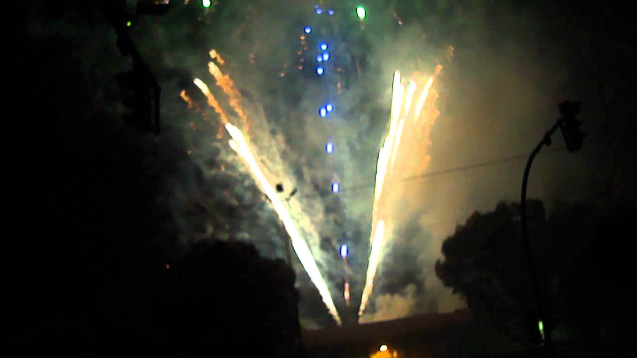 Quema del Raspajo 2011. LAS TORRES DE COTILLAS Murcia. Tercer vídeo.