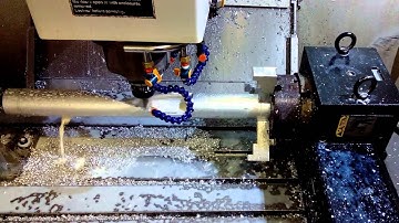 Fadal vmc 4020 4th axis making spiral shaft