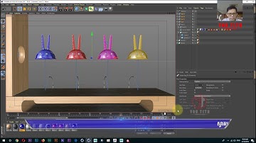 Cinema 4D Tutorial : How to Create Video learning colors _Part-3