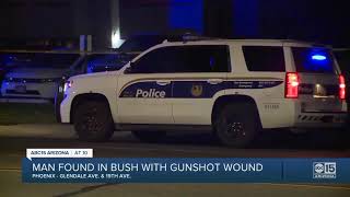 Police investigating after man found shot near 19th Ave and Glendale