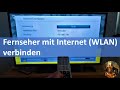 Fernseher mit Internet (WLAN) verbinden