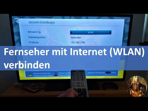 Video: Wie Verbinde Ich Meinen Fernseher Mit WLAN? Wie Aktiviere Und Konfiguriere Ich Es? Wie Kann Man Filme Ansehen? Wozu Dient WLAN-TV?