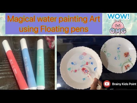 diy crafts non-toxic water floating painting