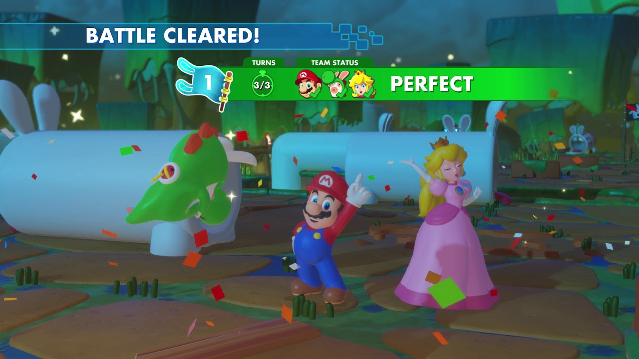 Mario + Rabbids Kingdom Battle - World 3-S: Secret Swamp - YouTube